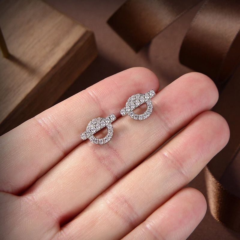 ★日本!!人気！エルメス フィネス ピアス 偽物 ホワイトゴールド/ダイヤモンド H219510B00人気